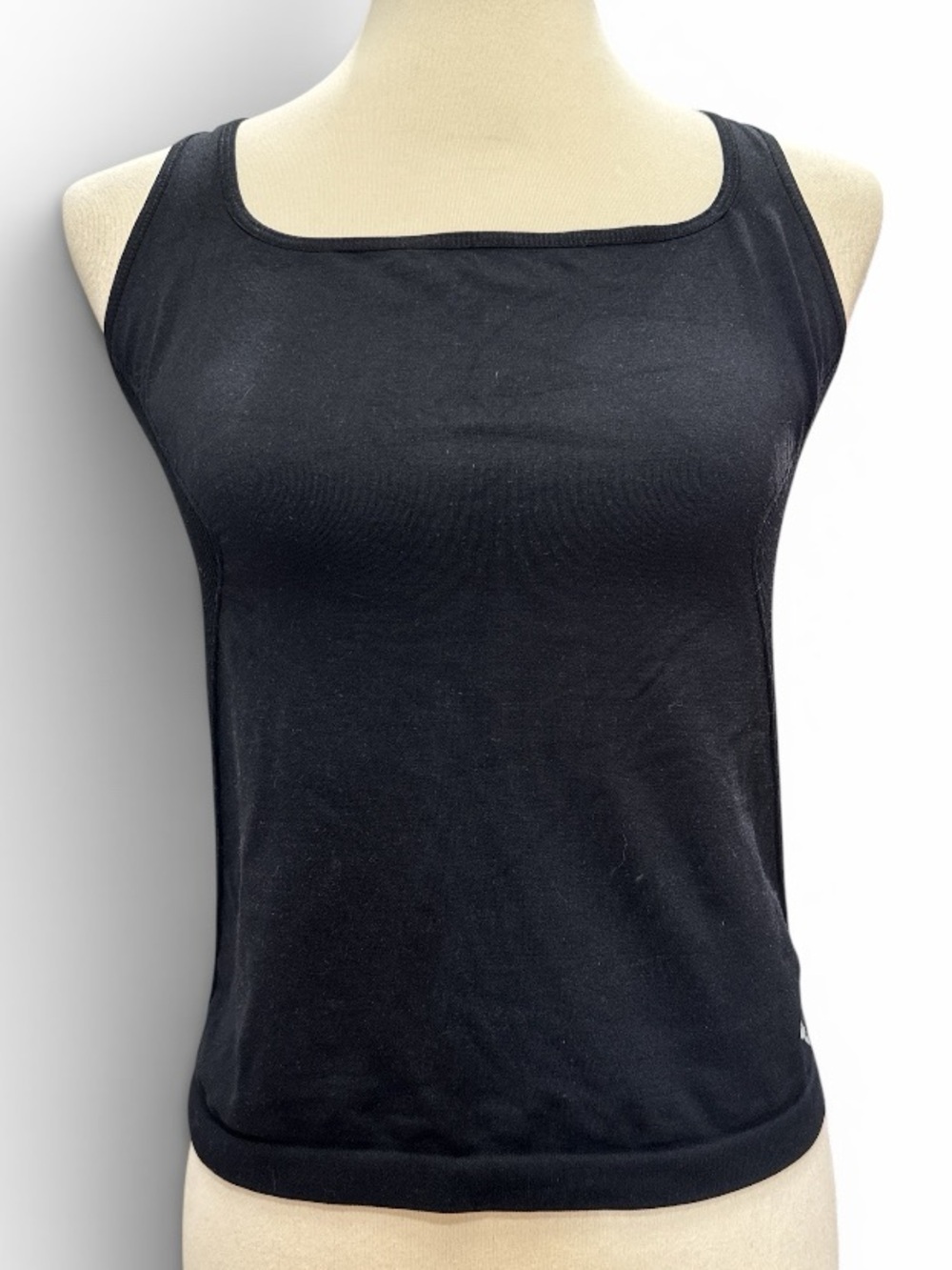 FP Movement by Free People Black Square-Neck Tank #611